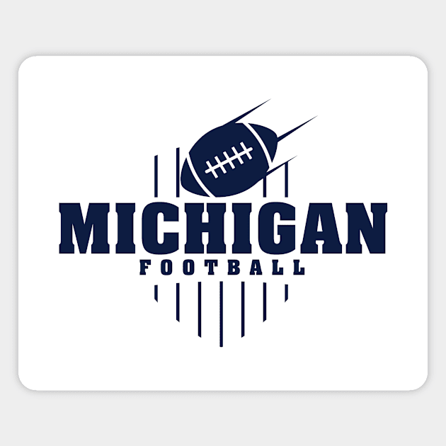 Michigan Football Magnet by Toogoo